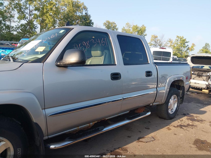 GMC SIERRA 1500 2006 VIN 2GTEK13ZX61297260