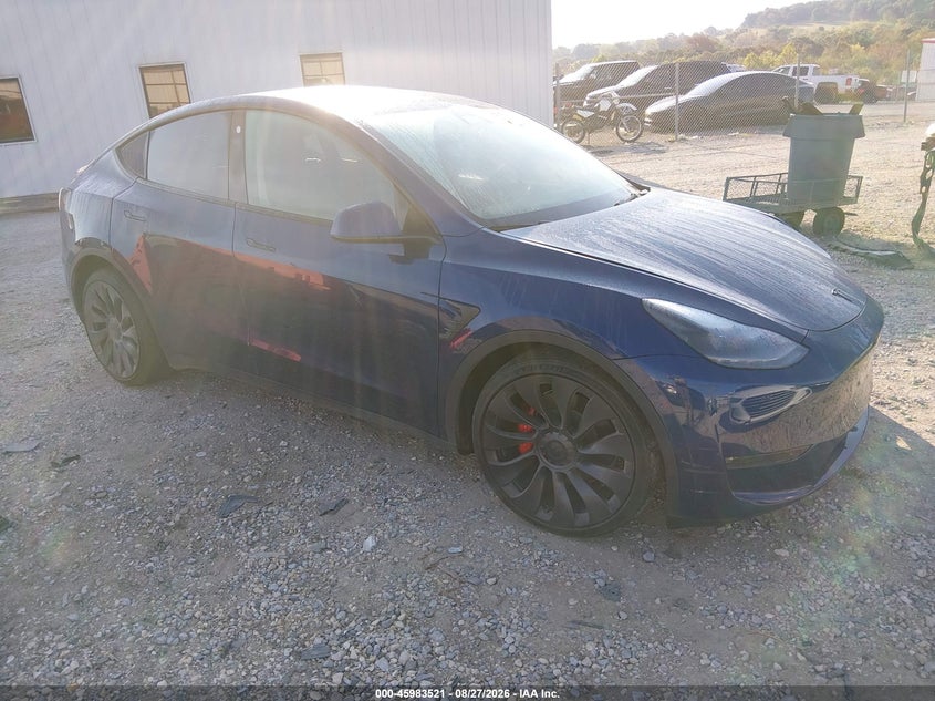 Vin: 7saygdef3pf708776, lot: 46482794, tesla model y performance dual motor all-wheel drive 2023 img_1