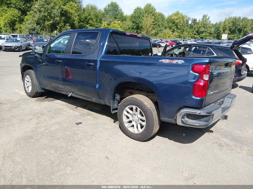 Vin: 1gcpdkekxnz590770, lot: 46482809, chevrolet silverado 1500 4wd  short bed lt with 2fl 20223