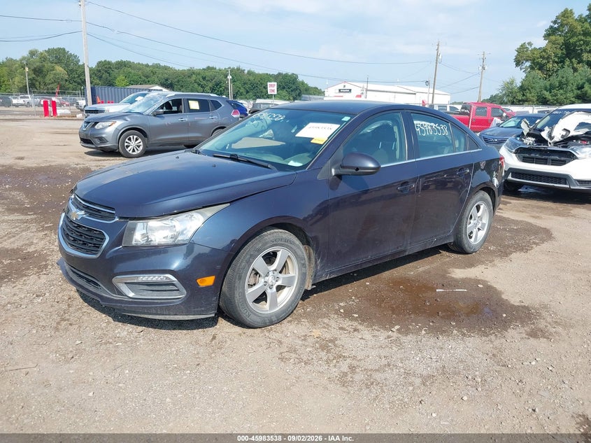 Vin: 1g1pc5sb9f7291852, lot: 46482811, chevrolet cruze 1lt auto 20152