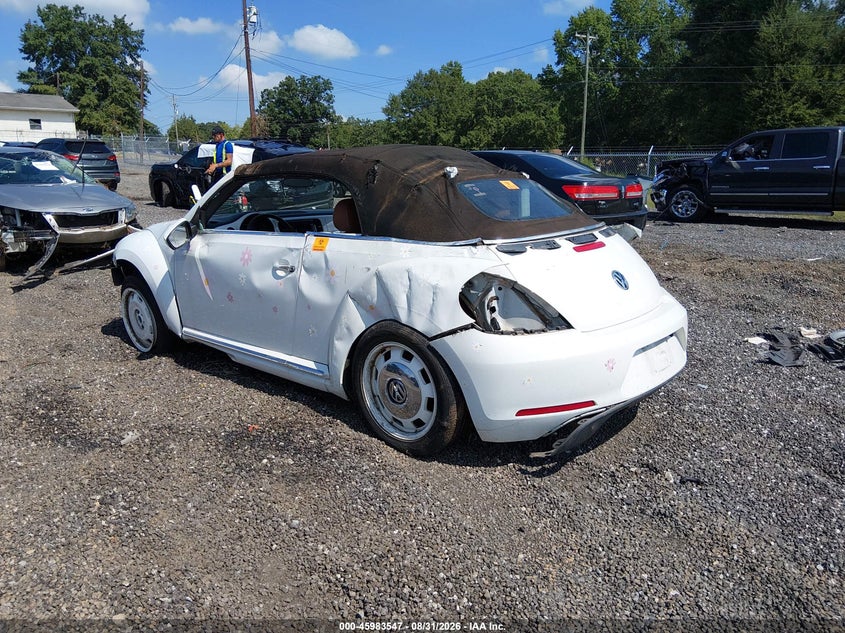 Vin: 3vw517at3fm822363, lot: 46482820, volkswagen beetle 1.8t classic 20153