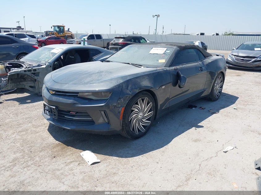2016 Chevrolet Camaro, Right Rear, IAAI, VIN 1G1FB3DSXG0183573 — photo 2