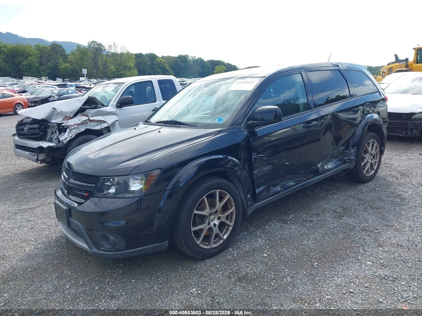 2014 Dodge Journey, Front & Rear, IAAI, VIN 3C4PDDEG1ET218541 — photo 2