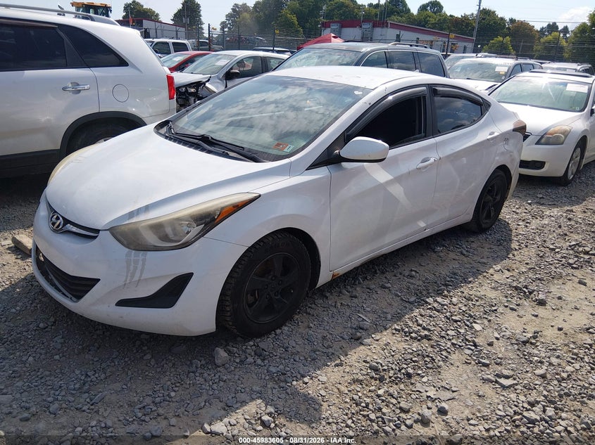 2015 Hyundai Elantra Se, Front End, IAAI, VIN 5NPDH4AE9FH594627 — photo 2