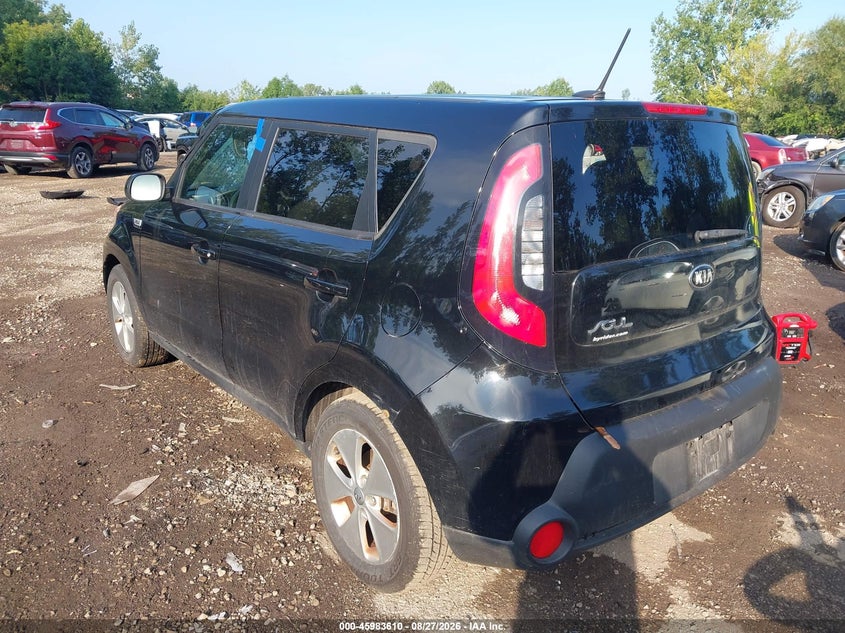Vin: kndjn2a24f7152591, lot: 46482883, kia soul 20153