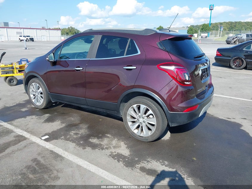 Vin: kl4cjasb2jb575716, lot: 46482886, buick encore preferred 20183
