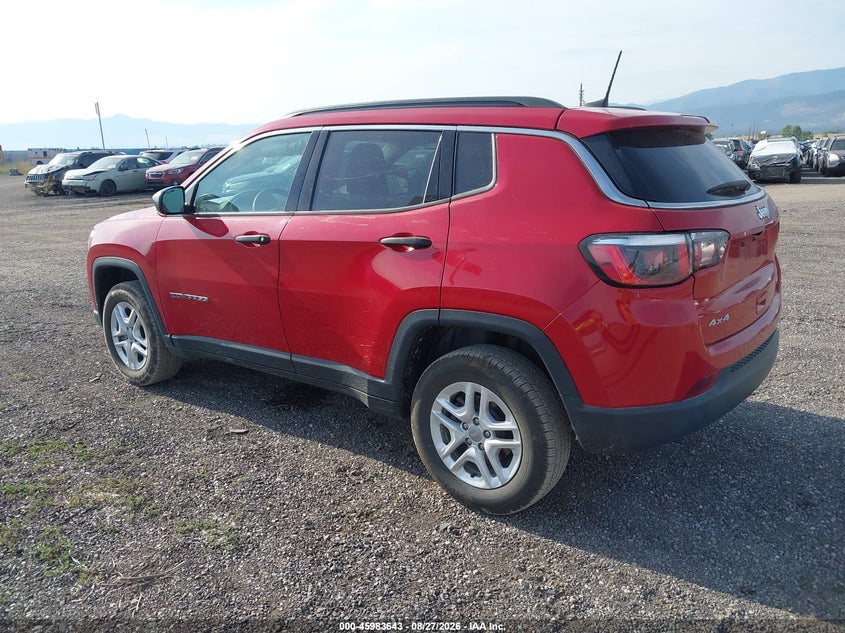 Vin: 3c4njdabxkt619995, lot: 46482916, jeep compass sport 4x4 20193