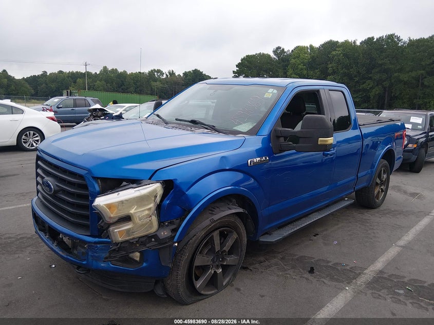 2015 Ford F-150, Удар спереди, IAAI, VIN 1FTFX1EF0FFD11152 — фото 2