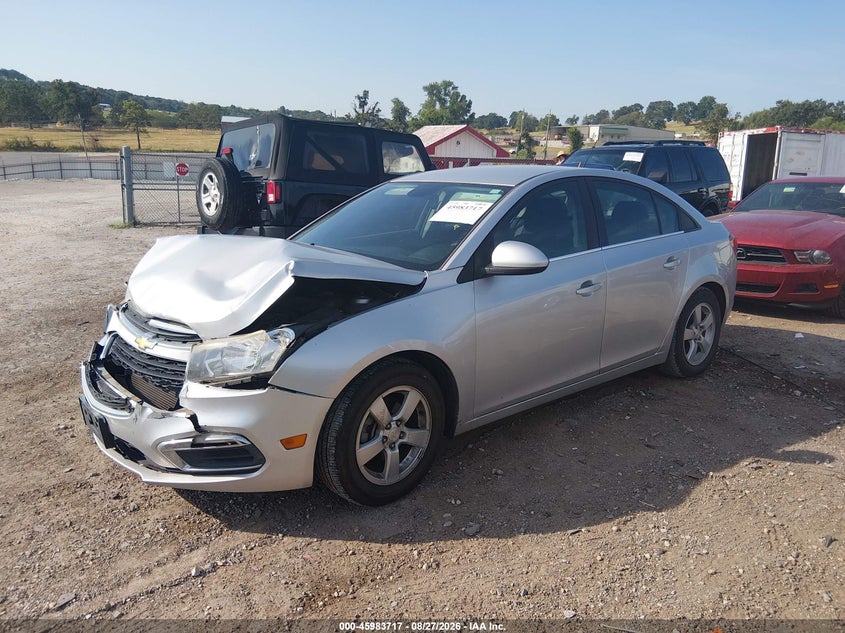 2015 Chevrolet Cruze, Удар спереду, IAAI, VIN 1G1PC5SB1F7231015 — фото 2