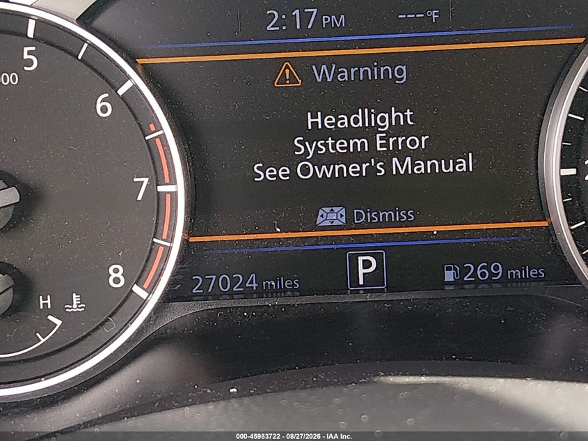 NISSAN ALTIMA 2025 VIN 1N4BL4DVXSN368985