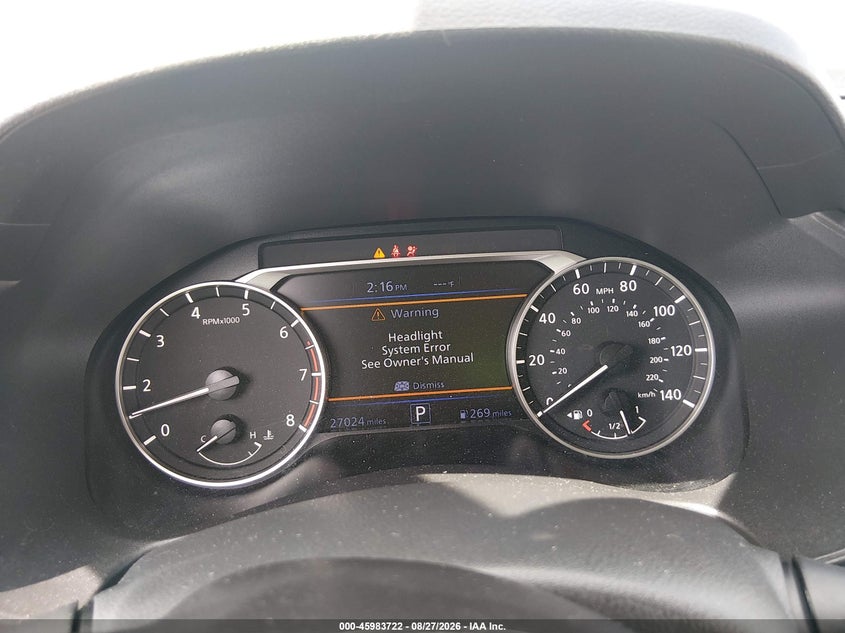 NISSAN ALTIMA 2025 VIN 1N4BL4DVXSN368985