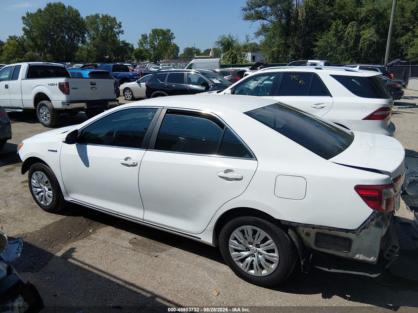 TOYOTA CAMRY HYBRID 2012 VIN 4T1BD1FK4CU029666