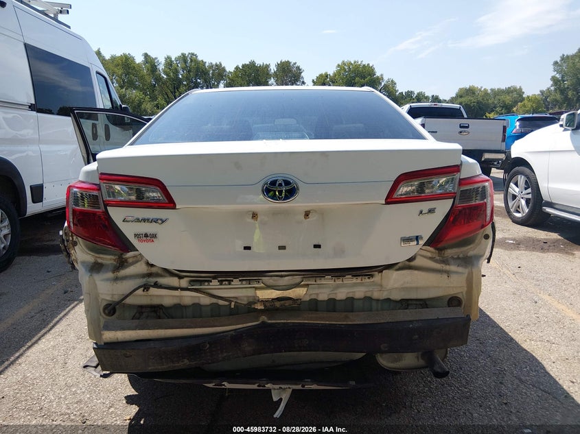 TOYOTA CAMRY HYBRID 2012 VIN 4T1BD1FK4CU029666