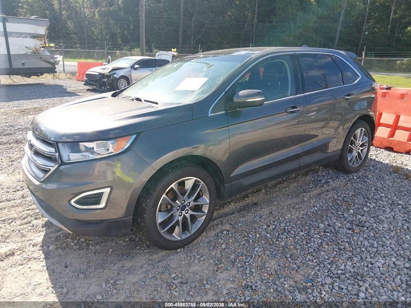 2015 FORD EDGE SPORT UTILITY VEHICLE 2.0L I-4 DI, DOHC, VVT, TURBO, PREMIUM , 245HP