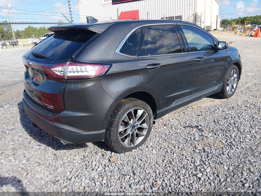 2015 FORD EDGE SPORT UTILITY VEHICLE 2.0L I-4 DI, DOHC, VVT, TURBO, PREMIUM , 245HP