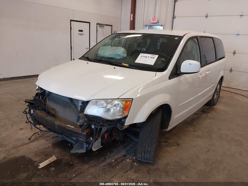 Vin: 2c4rdgbg6gr344026, lot: 46483061, dodge grand caravan se plus 20162