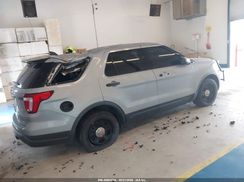 Vin: 1fm5k8ar3jgc74275, lot: 46483067, ford police interceptor utility 20184