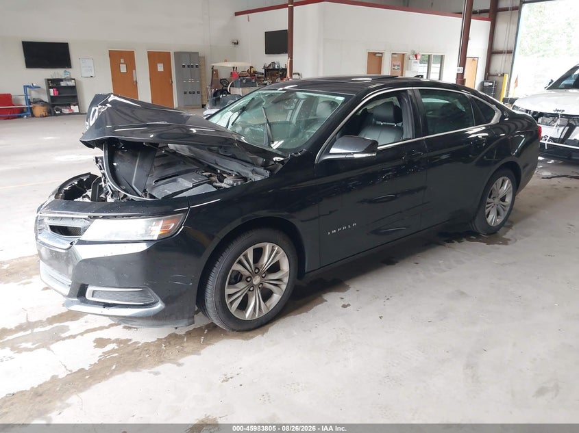 2015 Chevrolet Impala, Удар спереду, IAAI, VIN 2G1125S33F9130137 — фото 2