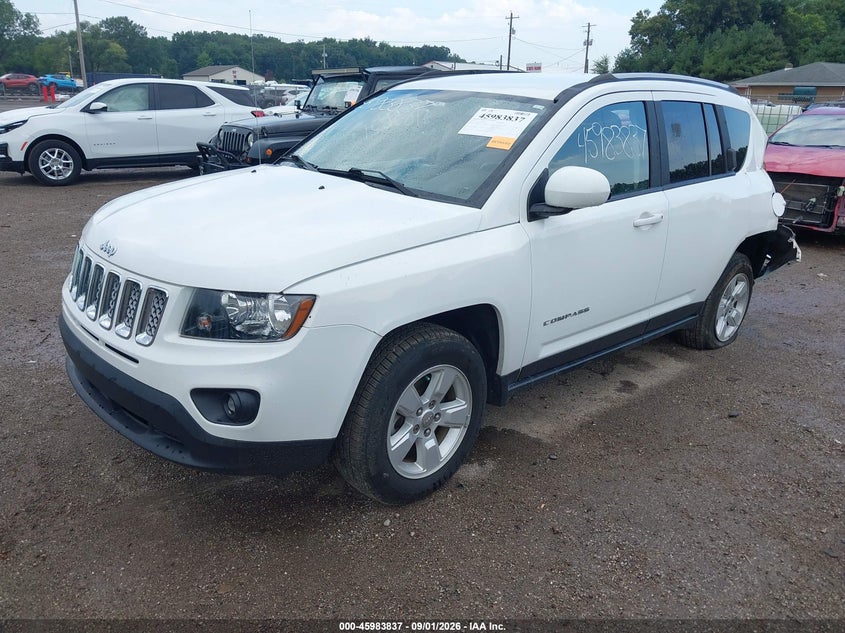 Vin: 1c4njcea2hd116245, lot: 46483110, jeep compass latitude 20172