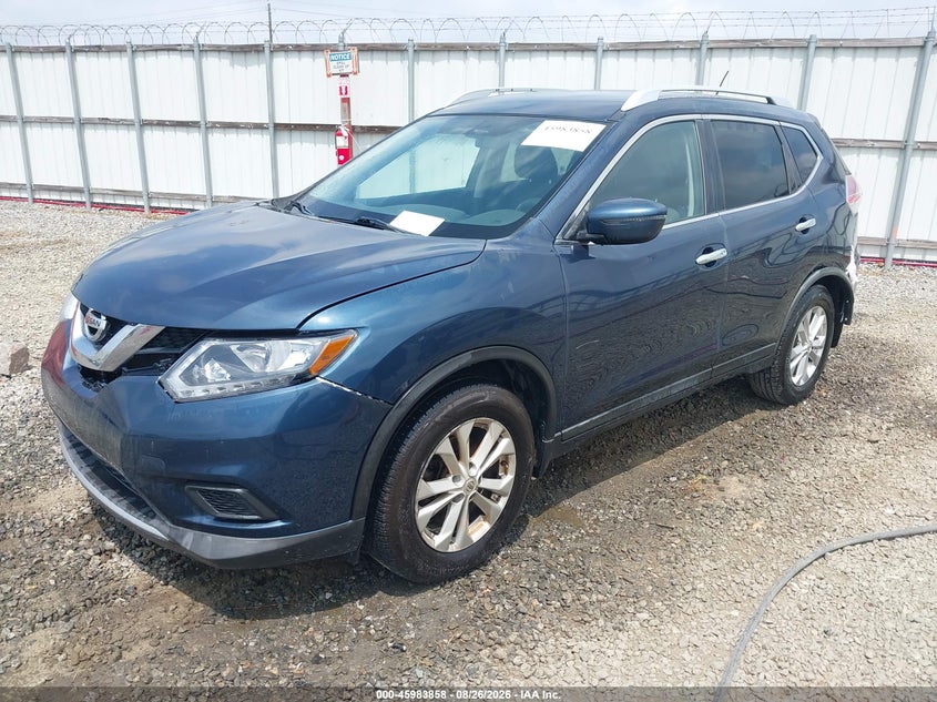 2016 Nissan Rogue, Удар сзади, IAAI, VIN KNMAT2MT7GP622088 — фото 2