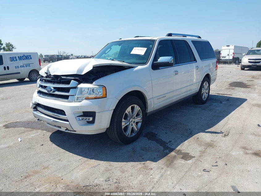 2016 Ford Expedition, Front End, IAAI, VIN 1FMJK1MT4GEF12801 — photo 2