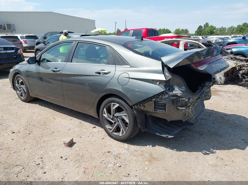 Vin: kmhls4dg9su920870, lot: 46483140, hyundai elantra sel convenience 20253