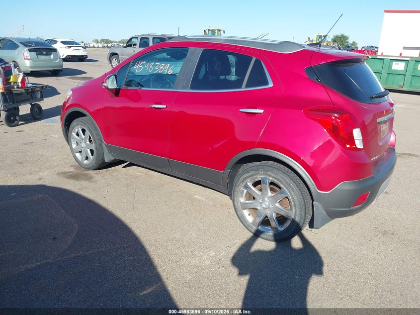Vin: kl4cjfsb9eb556552, lot: 46483169, buick encore convenience 20143
