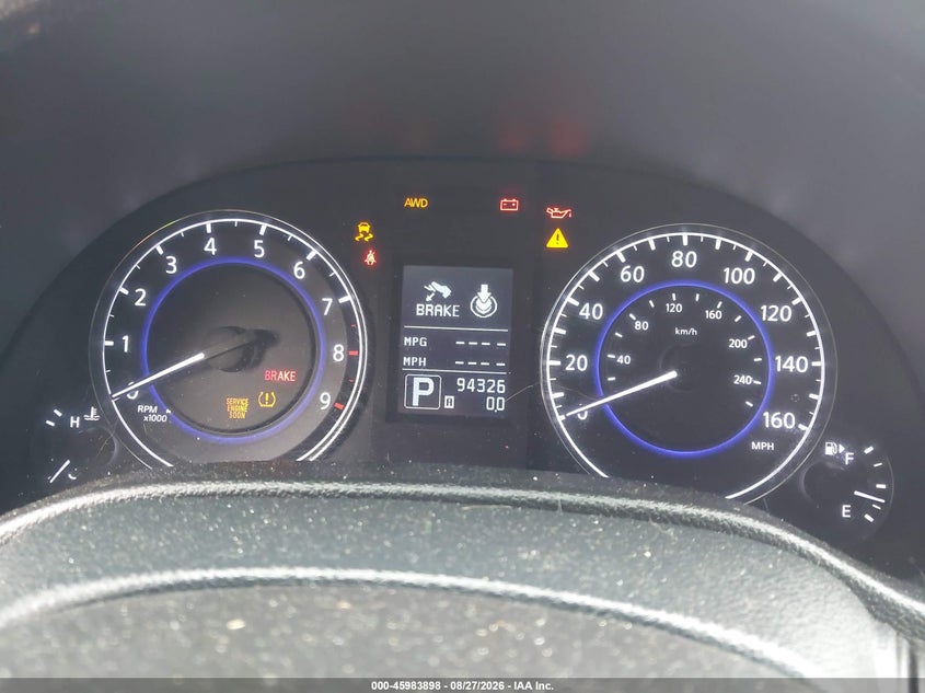 2013 INFINITI G37X auction photo 7