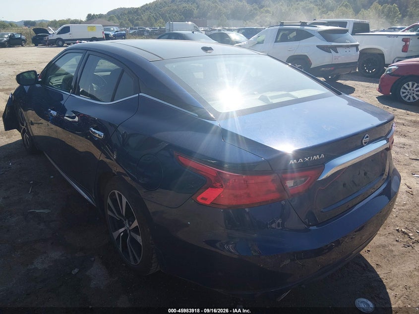 Vin: 1n4aa6ap6jc380406, lot: 46483191, nissan maxima 3.5 sl 20183