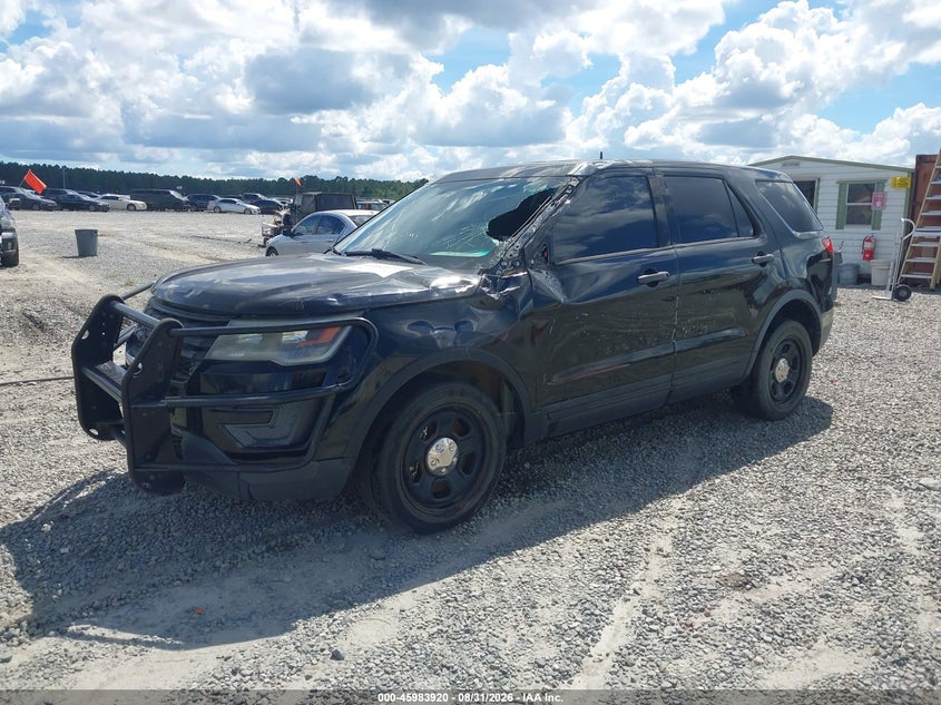 Vin: 1fm5k8ar2ggb88691, lot: 46483193, ford utility police interceptor 20162