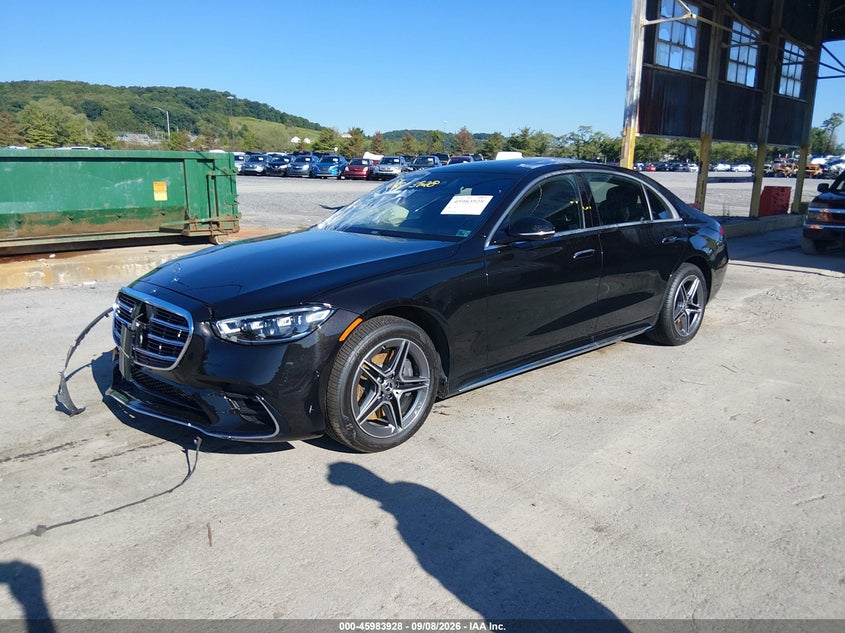 Vin: w1k6g7gb6ra262690, lot: 46483201, mercedes-benz s 580 4matic 20242