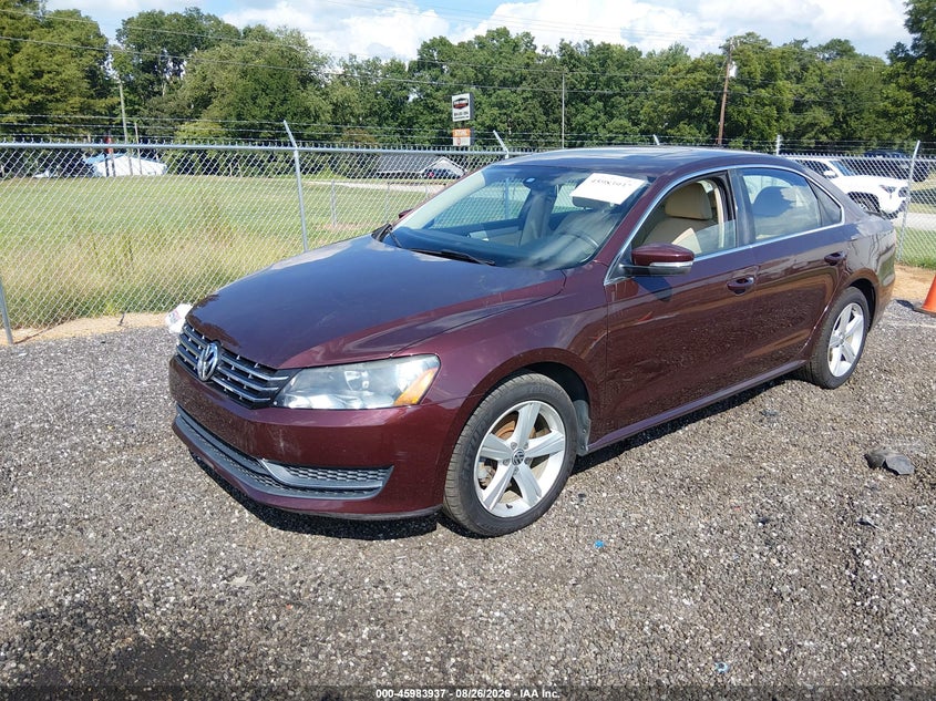 2013 Volkswagen Passat, Удар спереду, IAAI, VIN 1VWBN7A30DC012212 — фото 2