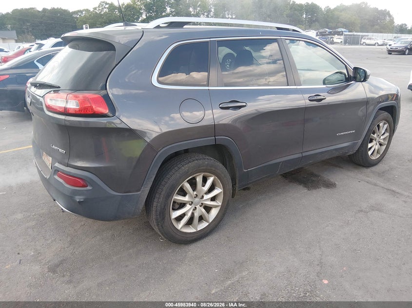 Vin: 1c4pjmdb4gw373208, lot: 46483213, jeep cherokee limited 20164