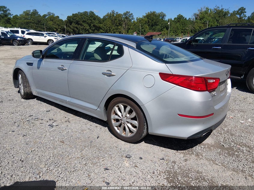 Vin: 5xxgn4a71eg260335, lot: 46483220, kia optima ex 20143