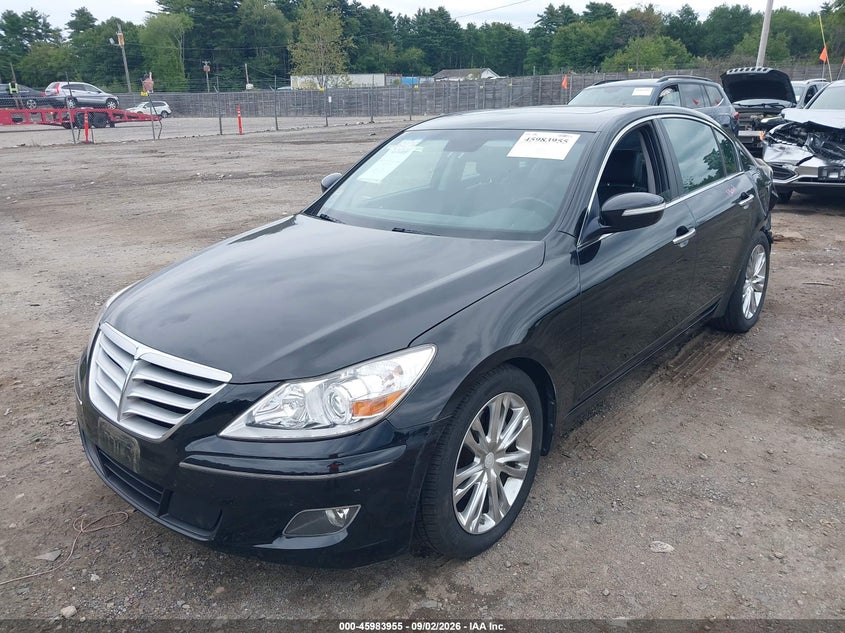 HYUNDAI GENESIS 2010 VIN KMHGC4DEXAU086393