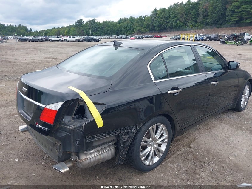 HYUNDAI GENESIS 2010 VIN KMHGC4DEXAU086393