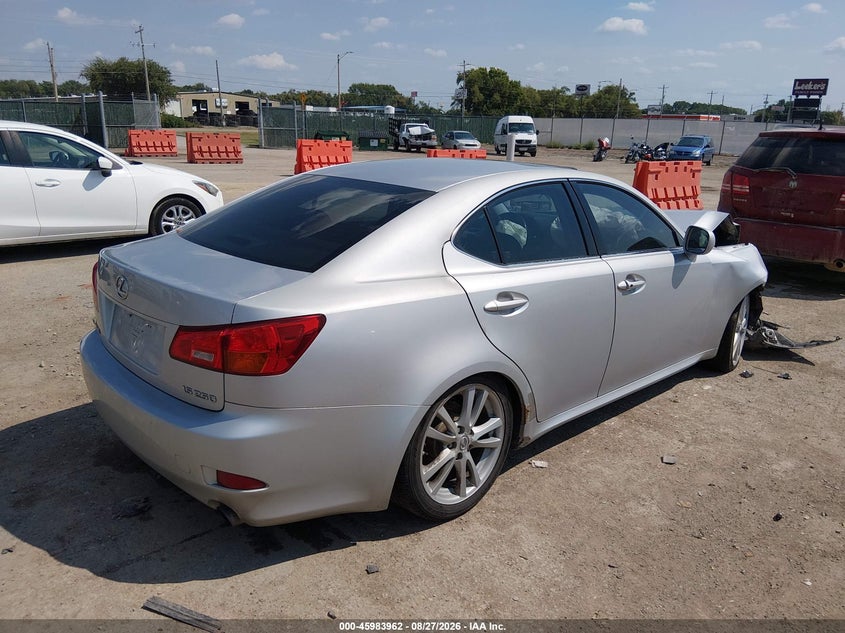 LEXUS IS 250 2006 VIN JTHBK262165019982