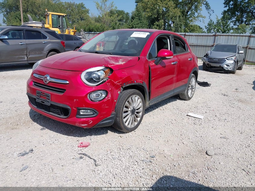 2016 Fiat 500X, Левый перёд, IAAI, VIN ZFBCFXDT5GP371135 — фото 2