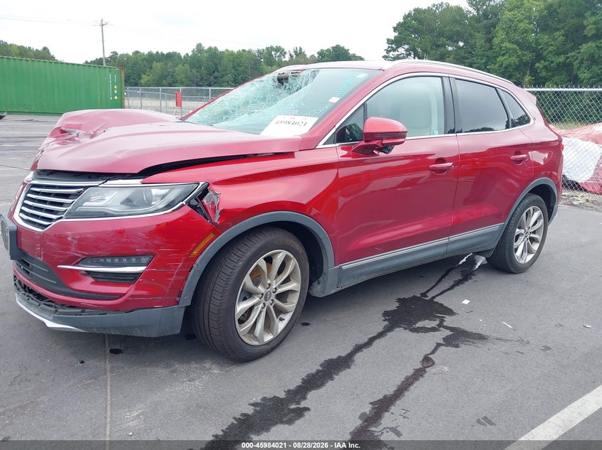 2018 Lincoln MKC, Удар спереди, IAAI, VIN 5LMCJ2C95JUL32387 — фото 2