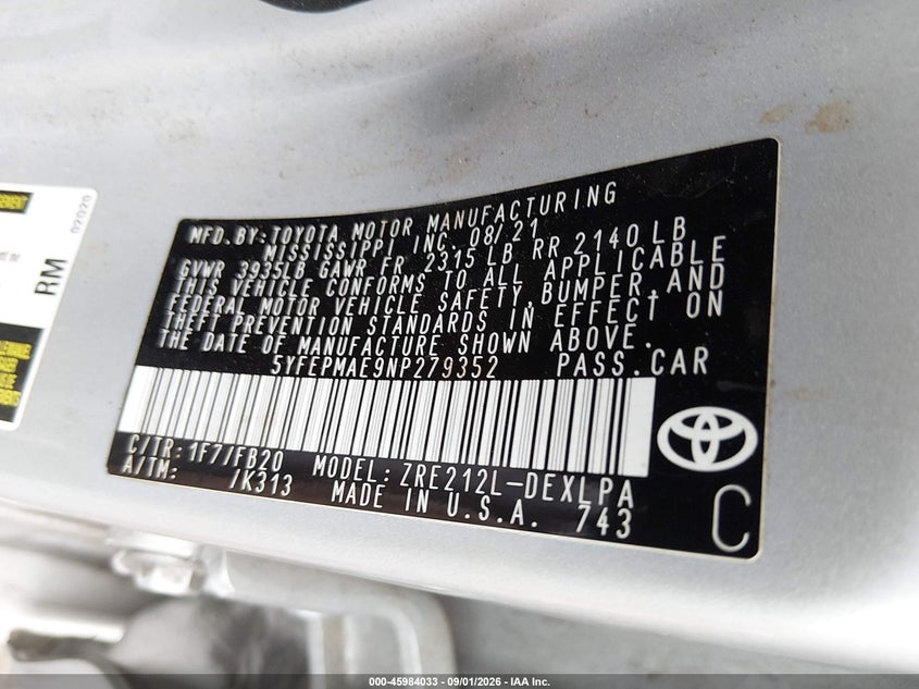 TOYOTA COROLLA - zdjęcie 8