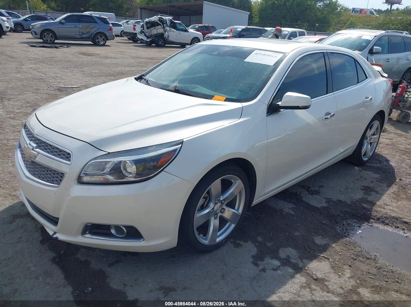 2013 Chevrolet Malibu, Правий зад, IAAI, VIN 1G11J5SX0DF323761 — фото 2
