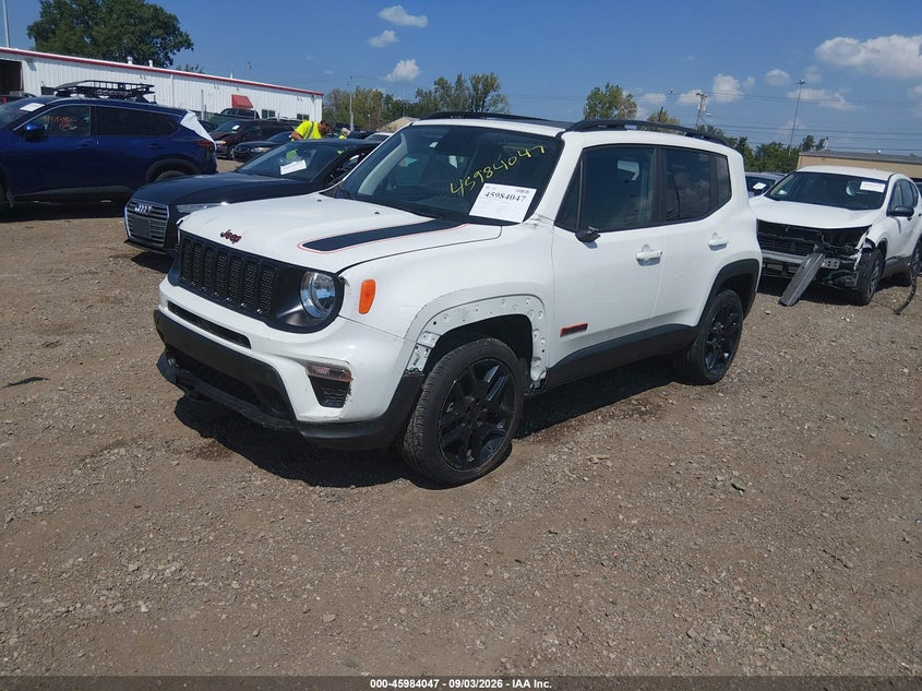 Vin: zacnjbbb5lpl76279, lot: 46483320, jeep renegade orange edition 4x4 20202