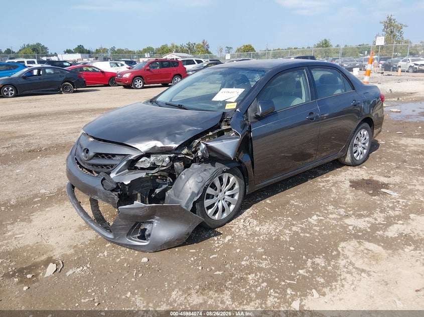 2012 Toyota Corolla, Front End, IAAI, VIN 5YFBU4EE2CP066410 — photo 2