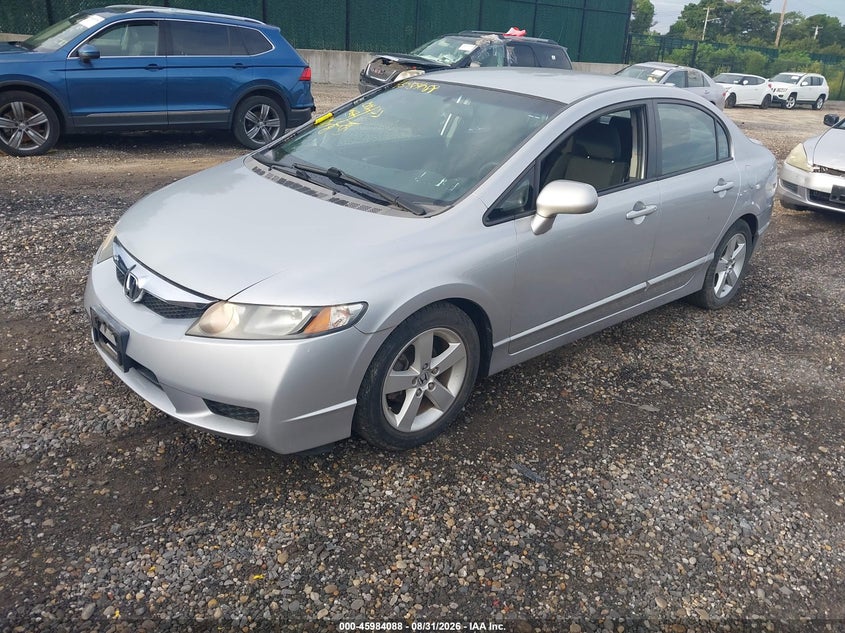 2009 Honda Civic, Front End, IAAI, VIN 2HGFA16639H509616 — photo 2