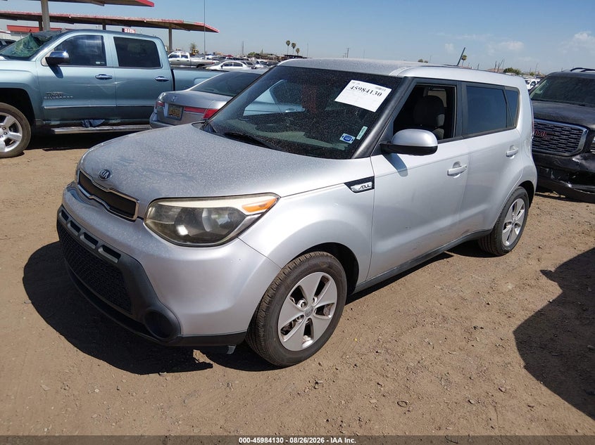 2015 Kia Soul, Normal Wear & Tear, IAAI, VIN KNDJN2A20F7749916 — photo 2
