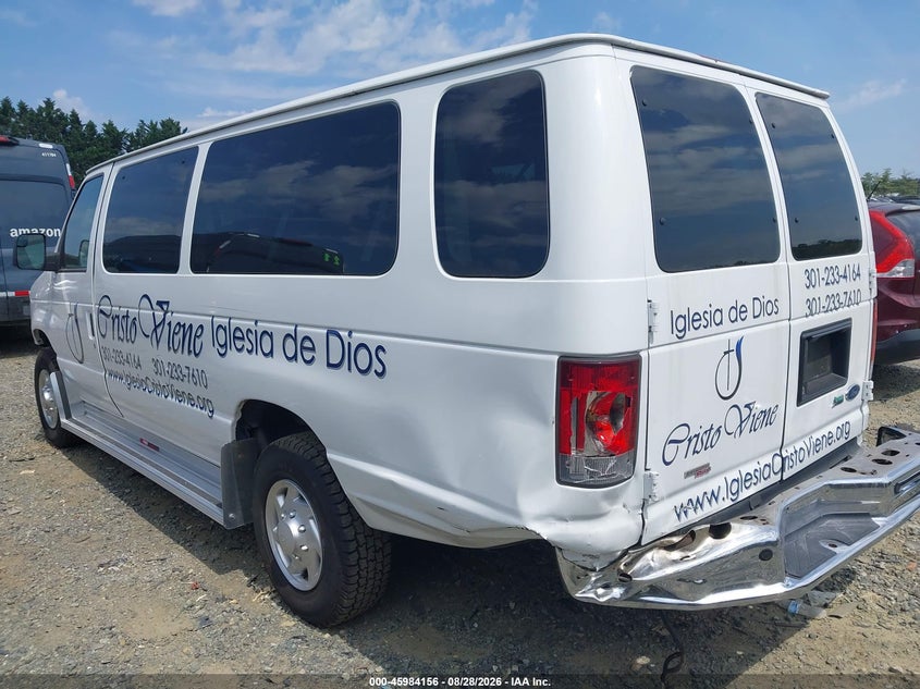 Vin: 1fbss3blxedb21246, lot: 46483429, ford e-350 super duty xl 20143