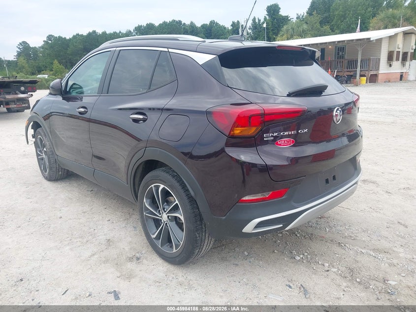 Vin: kl4mmesl6mb149222, lot: 46483459, buick encore gx awd select 20213