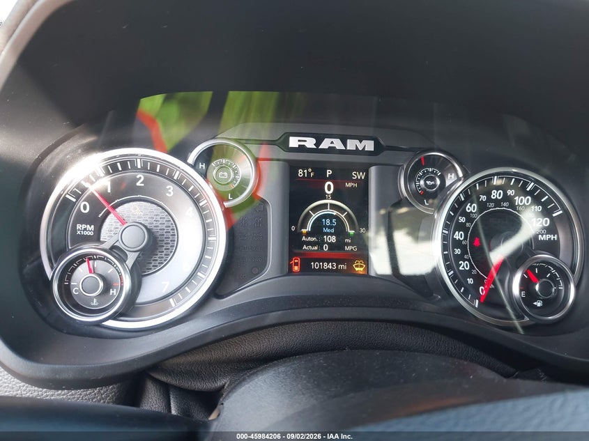 RAM 1500 2020 VIN 1C6SRFFTXLN409009