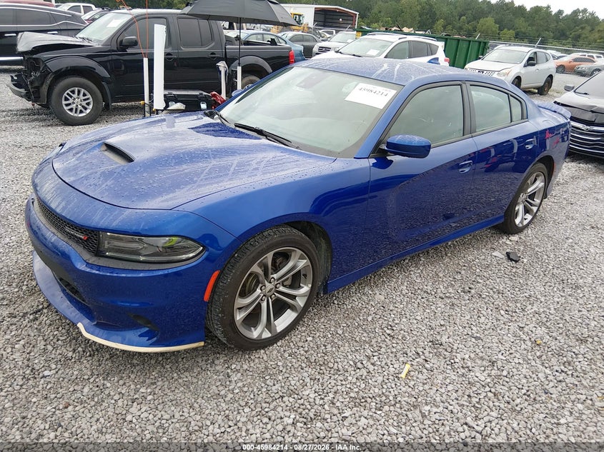 2021 Dodge Charger, Front End, IAAI, VIN 2C3CDXHG9MH605667 — photo 2