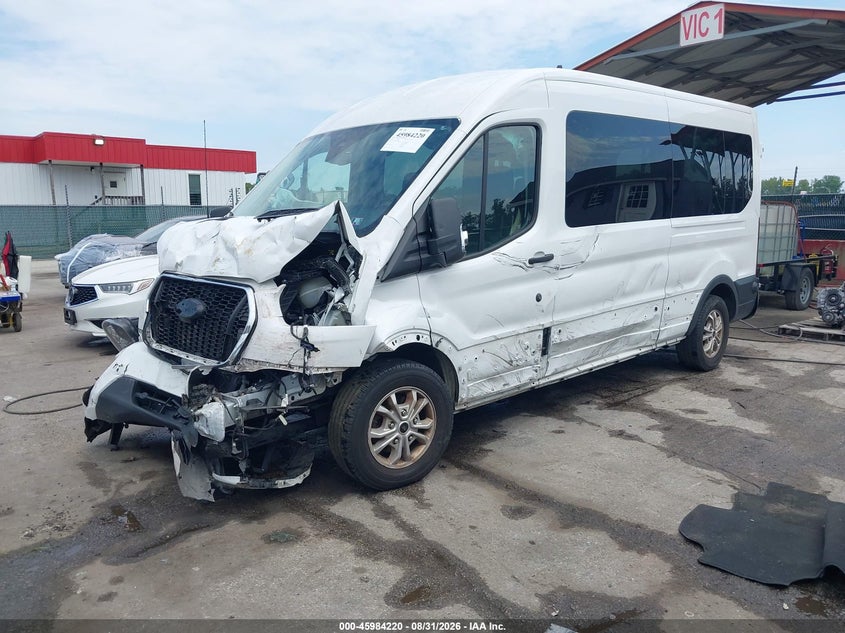 Vin: 1fbax2c80rka88910, lot: 46483493, ford transit-350 passenger van xlt 20242